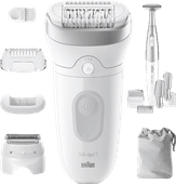 Braun Silk-épil 7 7-241 Zilver Epilator voor gezicht of bikinilijn