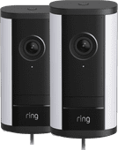Ring Spotlight Camera Pro 2e Generatie Bedraad Zwart Duo Pack Ring IP camera voor buiten