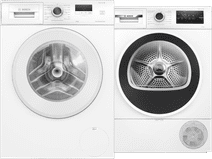 Bosch WGE0340CNL + Bosch WTH8520CNL Wasmachine 8 kg