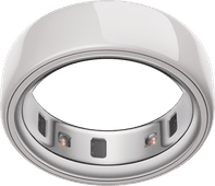 Oura Ring 4 Ceramic Maat 15 Cloud Smartwatch voor Inlumi