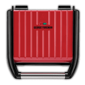 George Foreman Steel Grill Family Rood Tosti-ijzer