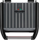 George Foreman Steel Grill Family Grijs George Foreman contactgrill