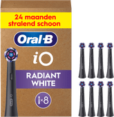 Oral-B iO Radiant White (8 stuks) Zwart Opzetborstel voor wittere tanden