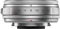 Fujifilm XF 23mm f/2.8 R WR Zilver Lens voor systeemcamera