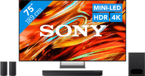 Sony Bravia 7 II True RGB 75" (2026) + Sony Bravia Theatre System 6 Zwart Sony Bravia XR televisie
