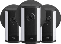 Ring Spotlight Camera Pro 2e Generatie Stekker Zwart 3-Pack Ring IP camera voor buiten