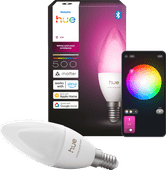 Philips Hue Kaarslamp White and Color E14 Losse lamp Philips Hue E14 White and Color smart lamp