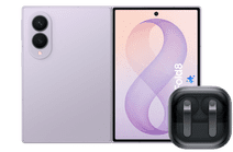 Samsung Galaxy Z Fold 8 256GB Lila 5G + Samsung Galaxy Buds4 Pro Zwart Samsung Galaxy Z Fold 8