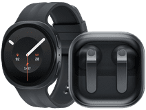 Samsung Galaxy Watch Ultra 2 5G Titanium Zwart 47mm + Samsung Galaxy Buds4 Pro Zwart Horloge met bloeddrukmeter