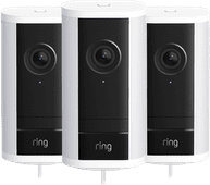 Ring Spotlight Camera Pro 2e Generatie Bedraad Wit 3-Pack Ring IP camera voor buiten