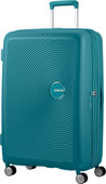 American Tourister Soundbox Expandable Spinner 77cm Jade Green American Tourister Soundbox