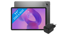 Lenovo Idea Tab 11 inch 256GB Wifi Grijs met Stylus + BlueBuilt Oplader Android tablet