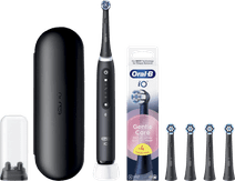 Oral-B iO 5N Zwart + 4 opzetborstels voor gevoelig tandvlees Oral B smart elektrische tandenborstel met app