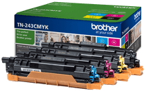 Brother TN-243CMYK Toner 4-kleuren Pack Toner voor Brother printer