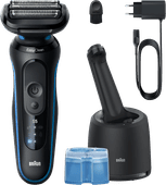 Braun Series 5 52-B7000cc Blauw Braun scheerapparaat met het hoogste scheercomfort