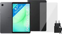 Samsung Galaxy Tab A11 8,7 inch 128GB Wifi + 4G Grijs + Compleet Accessoirepakket Kindertablet voordeelbundel