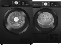Wisberg WBWM1A4B9NB HygienicSteam + Wisberg WBDR1BB9NB SwiftDry 9 kg wasmachine en droger set