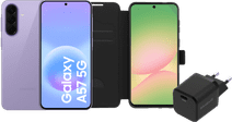 Samsung Galaxy A57 256GB Purple 5G + Basic Accessory Pack smartphone with the best speed