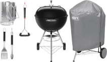 Weber Original Kettle 57 cm Zwart Starterspakket Barbecue cadeau