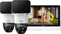 Eufy Solo Cam S340 Duo Pack + Smart Display E10 IP-camera zonder abonnement