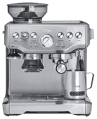 Sage Barista Express Stainless Steel test coffee machine in one of our stores 