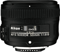 Nikon AF-S 50mm f/1.8G Primary lenses for Nikon camera