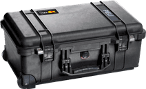 Peli 1510 Protector Case Zwart Trolley met plukschuim Cameratas voor camcorder