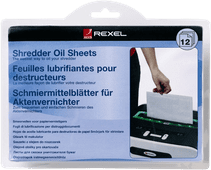 Rexel Olie Vellen (12 stuks) Onderhoudsolie voor papiervernietigers