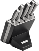 Diamant Sabatier Riyouri Messenblok 5-delig Zwart Knife set