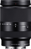 Sony E 18-200mm f/3.5-6.3 OSS LE Groothoeklens voor systeemcamera