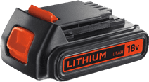 BLACK+DECKER BL1518-XJ 18V 1.5Ah Li-Ion BLACK+DECKER POWERCONNECT 18V
