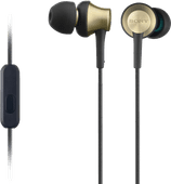 Sony MDR-EX650AP Gold earbuds with microphone