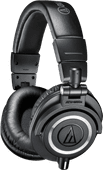 Audio-Technica ATH-M50X Black wired headphones