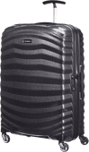 Samsonite Lite-Shock Spinner 69cm Black Koffer of reiskoffer