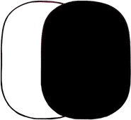 Falcon Eyes Background Board R-1482PU White / Black 148x200 cm 