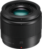 Panasonic Lumix G 25mm f/1.7 ASPH Black Lens for Panasonic camera