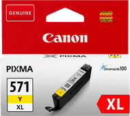 Canon CLI-571XL Cartridge Geel Inkt cartridge voor de Canon PIXMA TS printers