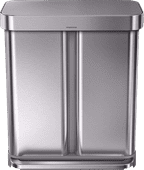 Simplehuman Rectangular Liner Pocket GFT 24+34 Liter RVS