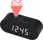 Denver CRP-717 Black digital alarm clock