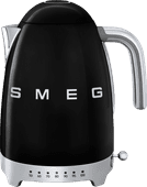 SMEG KLF04BLEU Black Electric kettle with adjustable temperature