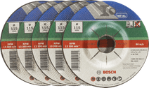 Bosch Slijpschijf Metaal 115 mm 5 stuks Slijpschijf