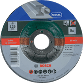 Bosch Grinding Disc Metal Disc 125mm 5 units Grinding disc