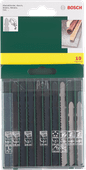 Bosch 10-delige Decoupeerzaagbladenset (universeel) Decoupeerzaagblad