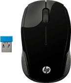 HP Wireless Mouse 200 Black Left-handed mouse