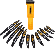 DeWalt Reciprocating saw blade set BiM (12x) Reciprocating saw blade