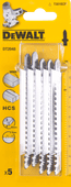 DeWalt Jigsaw blade set T301BCP (5x) DEWALT saw blade