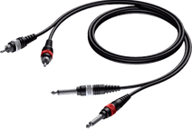 Procab CAB631/1.5 verloopkabel 1,5 meter Jack kabel