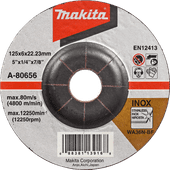 Makita Grinding Disc Stainless Steel 125mm Grinding disc