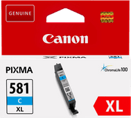 Canon CLI-581XL Cartridge Cyan Ink cartridge for the Canon PIXMA TS printers