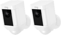 Ring Spotlight Cam Battery Wit Duo Pack IP-camera geschikt voor IFTTT